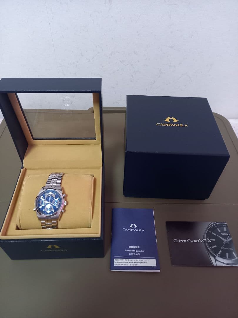 CITIZEN　CAMPANOLA CTR57-1101紺瑠璃 シチズン カンパノラ グランドコンプリケーション 紺瑠璃 CTR57-1101