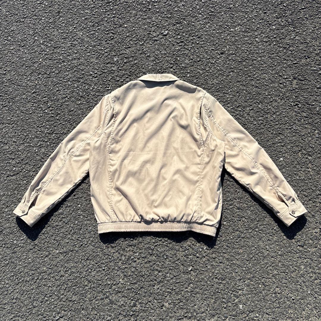 90s ラルフローレン スウィングトップ 裏地チェック ベージュ Mサイズ