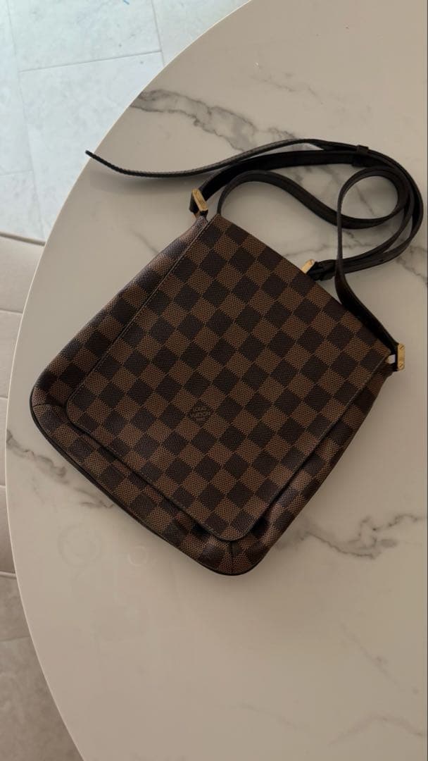 LOUIS VUITTON ダミエ・エベヌ　ミュゼットサルサ【廃盤　美品】