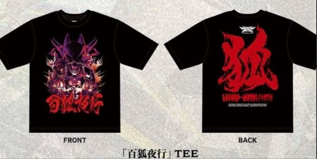 BABYMETAL 百狐夜行 TEE Tシャツ Lサイズ - メルカリ
