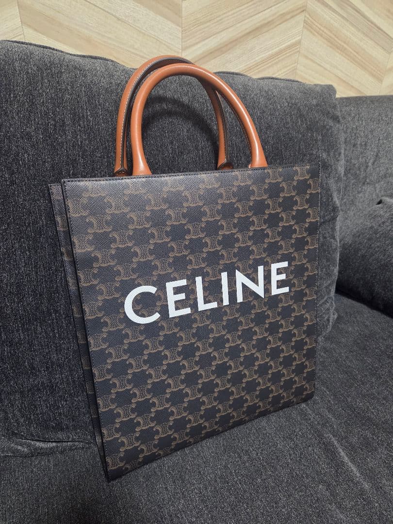 【未使用品】セリーヌ　ヴァーティカルカバ　トートバッグ　購入時のレシート有