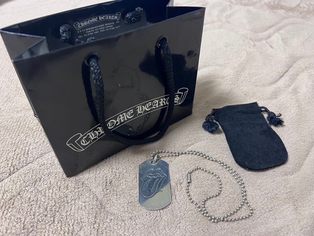 chromehearts クロムハーツ ローリングストーンズ ドッグタグ ラージ