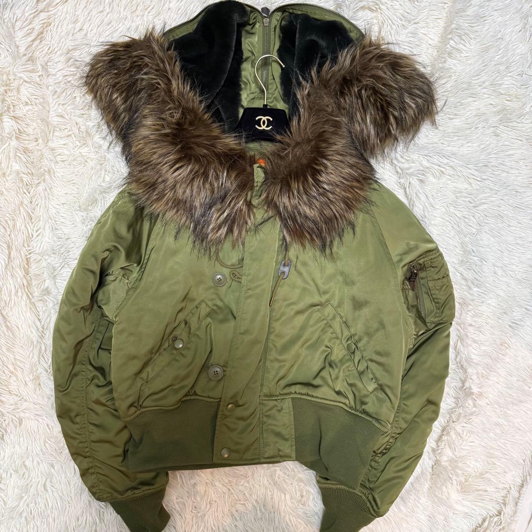 AZUL by moussy N-2B フライトジャケット 短丈 y2k 00s