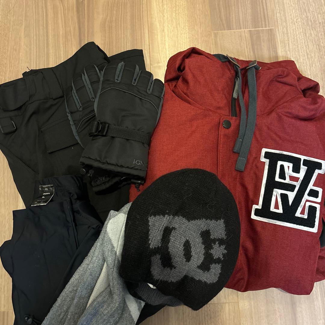 エスティボ　スノボウェア6点セット　メンズ