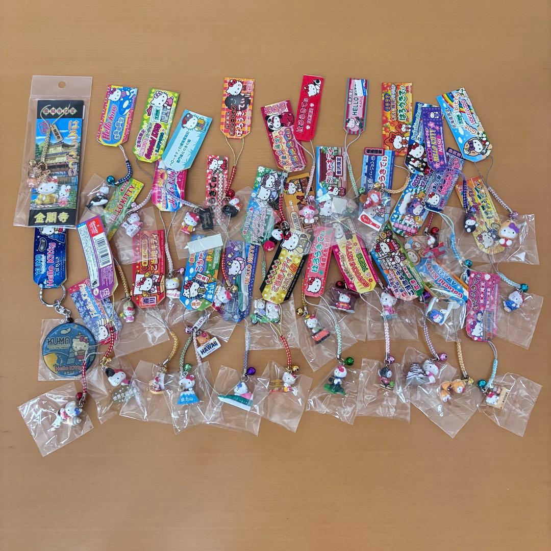 ハローキティ ご当地ストラップセット 多数 根付 ねつけ 地域限定