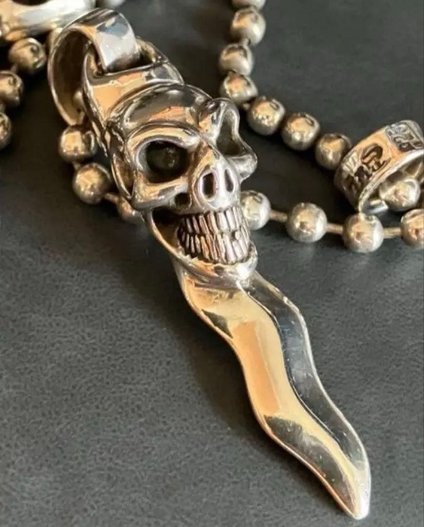 ビルウォールレザー　トップ　スカルタガー