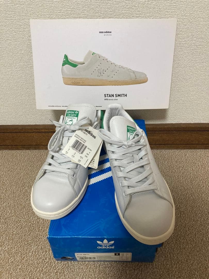 ADIDAS ORIGINALS STAN SMITH 2014復刻版 超希少 新品未使用】復刻2014年天然本革 スタンスミス D67361 adidas