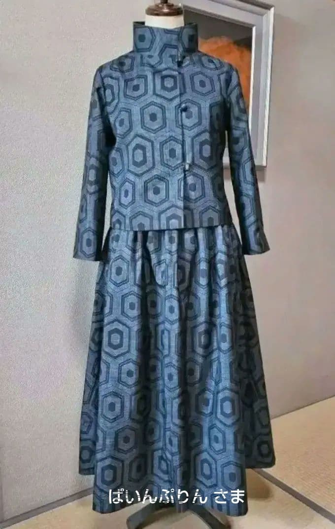 ぱいんぷりんさま・着物リメイクスーツ（総裏)㉒・プロの仕立て