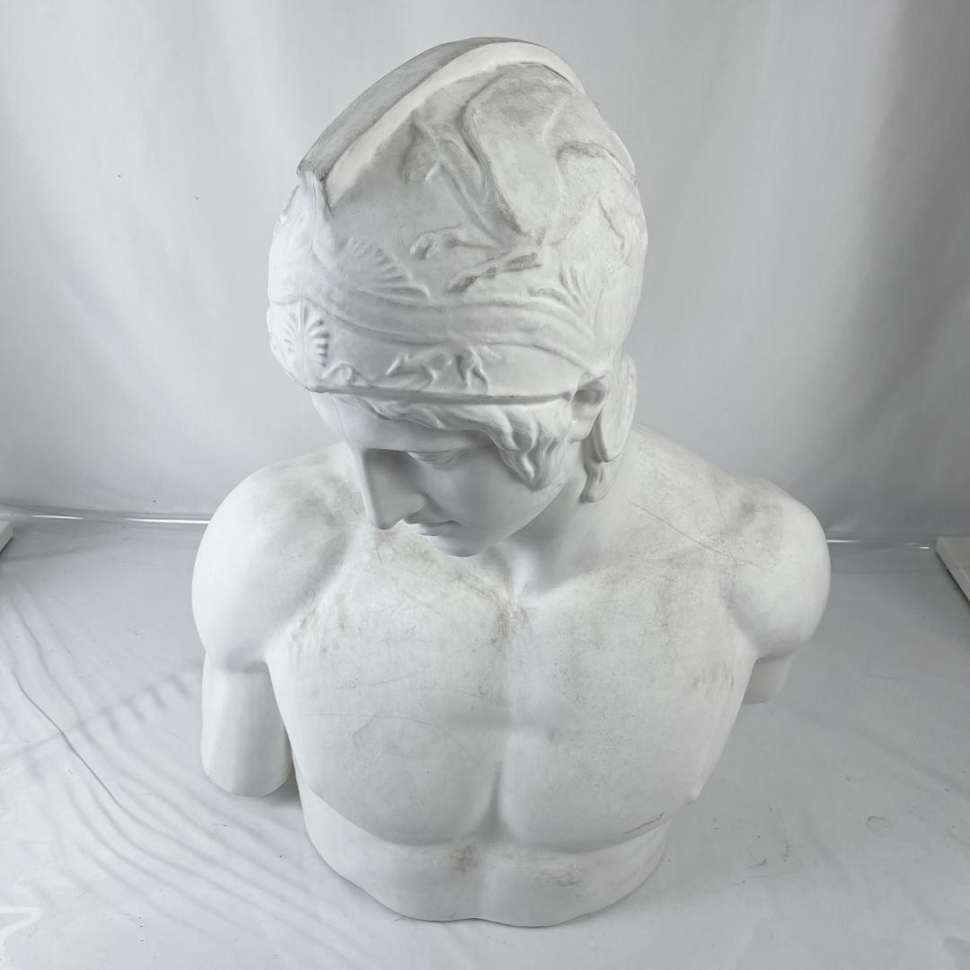 美品・欠けなし☘️ 胸像 マルス デッサン用 石膏像 ボルゲーゼの