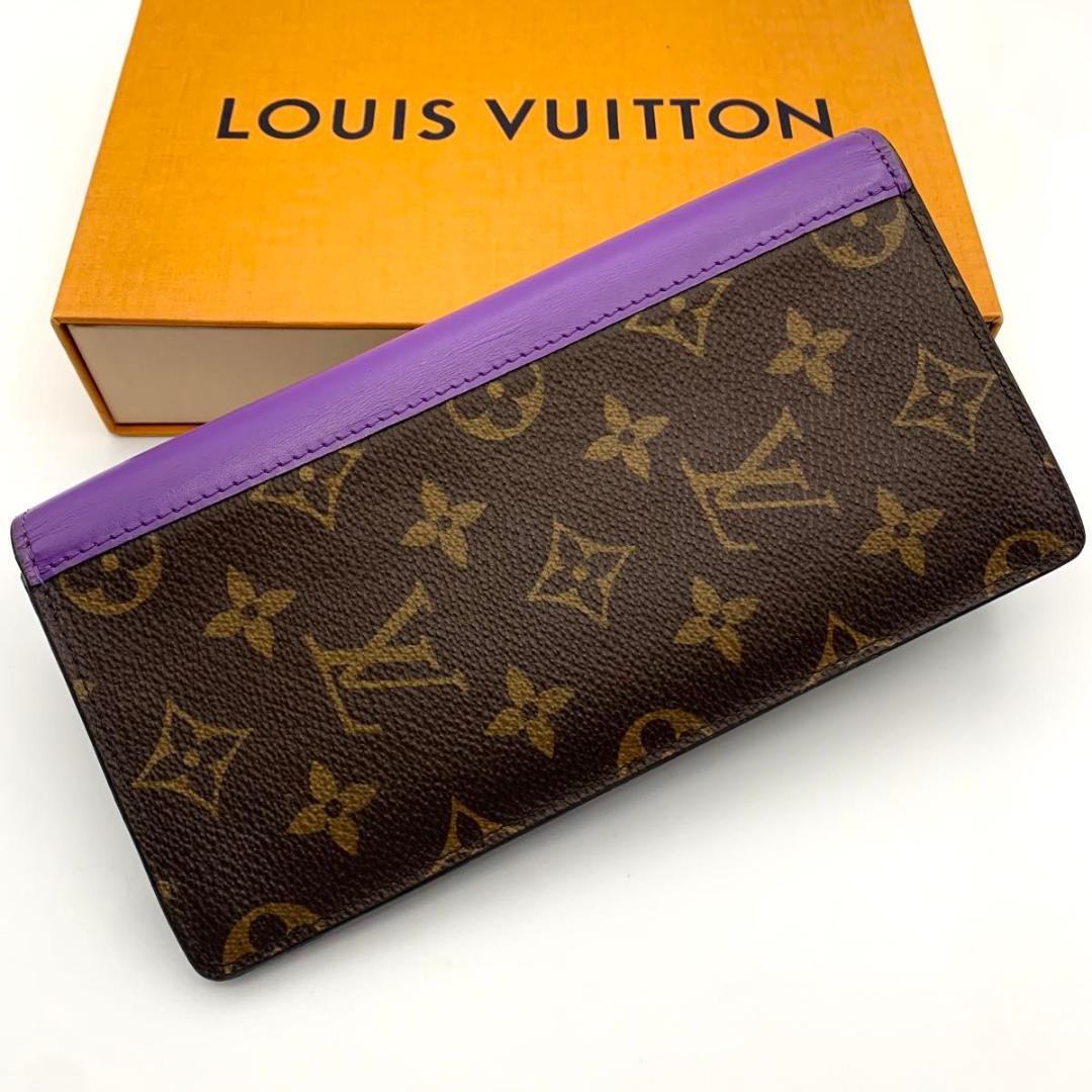 鑑定済み 美品 ルイヴィトン ポルトフォイユ ブラザ 長財布 二つ折り マカサー
