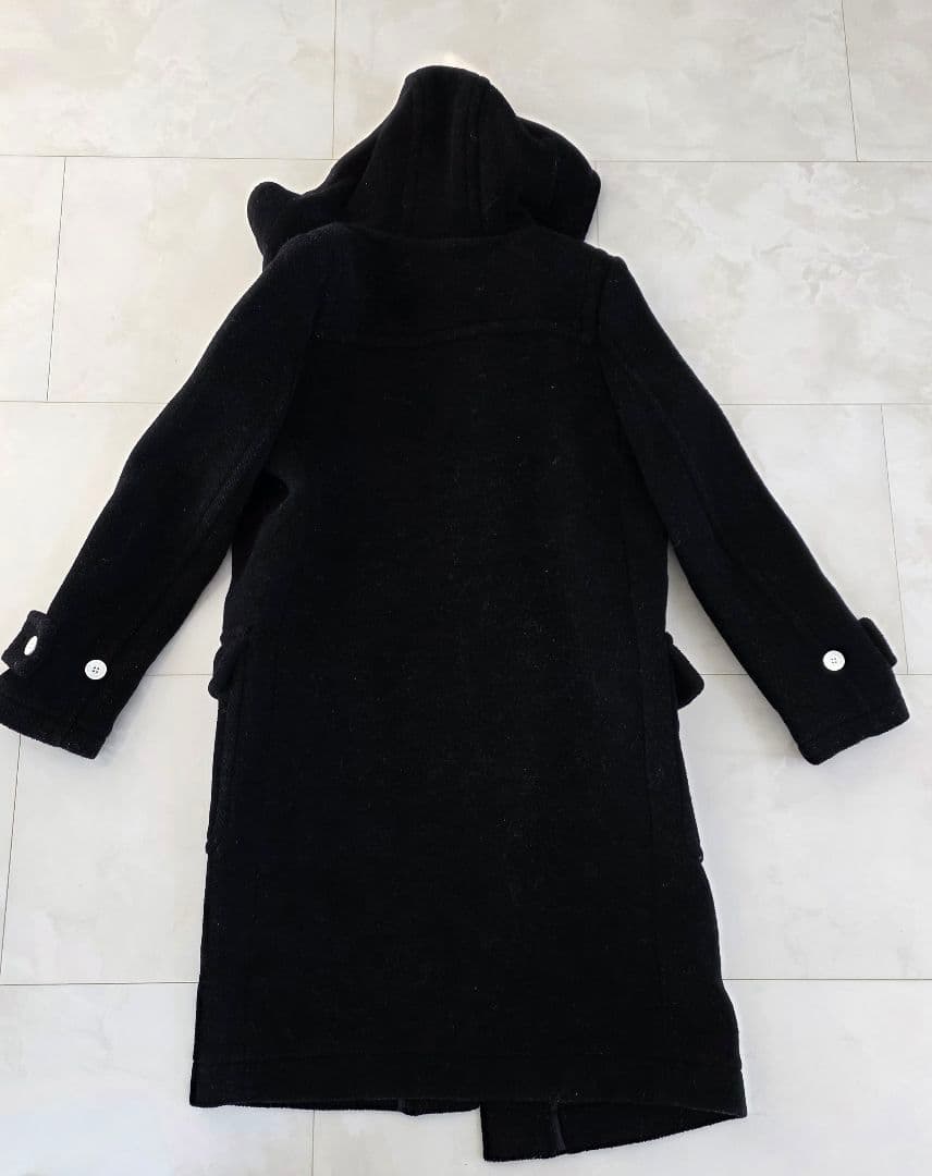 HYKE ハイク ダッフルコート 白トグル ブラック サイズ1 - メルカリ