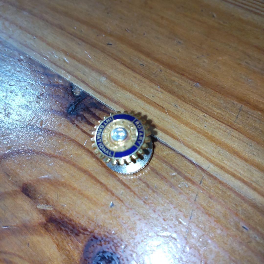 WAKO　K18 刻印 国際ロータリー ピンバッジ 襟章