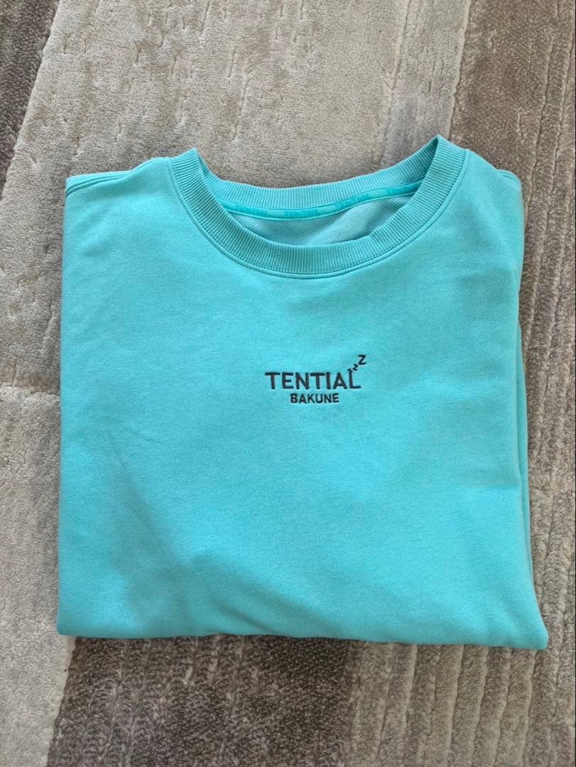 BAKUNE TENTIALスウェット ウィメンズ　Lサイズ　ターコイズ