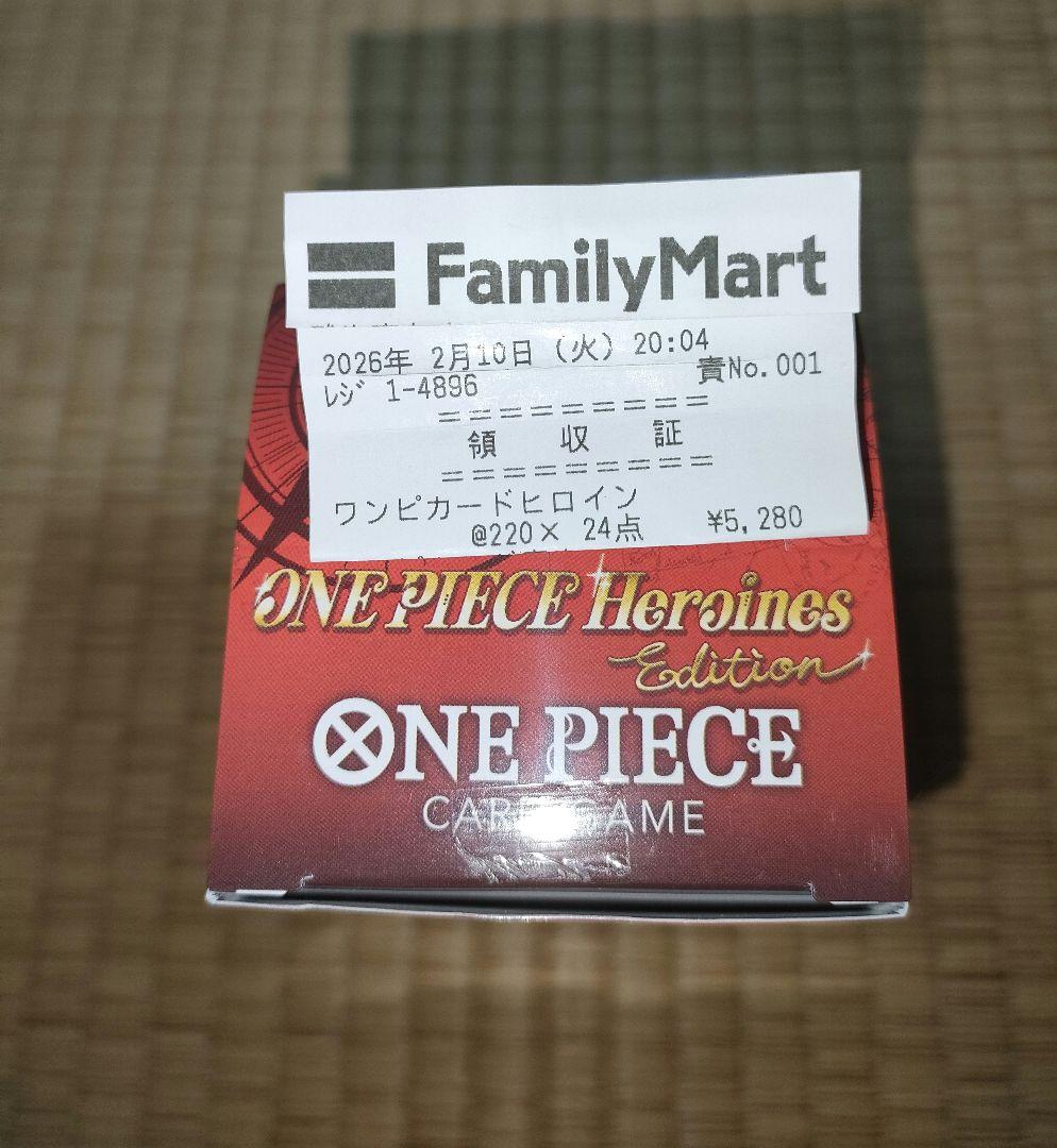 ワンピースカードBOX ヒロインズエディション　テープカット
