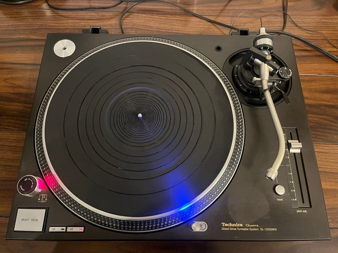 Technics テクニクス　SL-1200MK6 レア Technics/ターンテーブル/SL-1200MK6【シルバー】（スリップシート付き