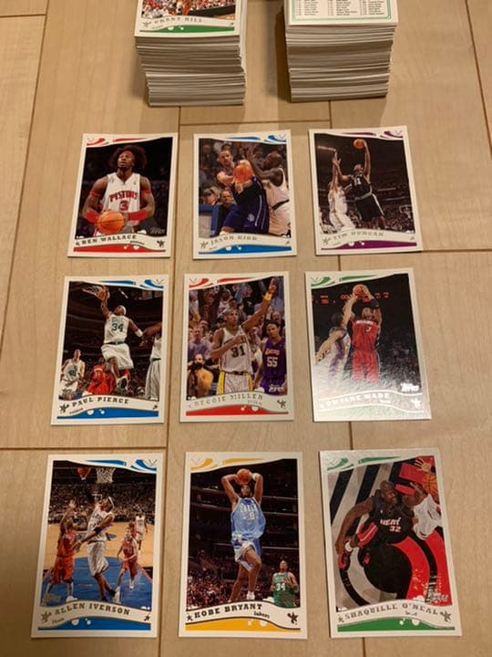NBA topps 05-06 ボックス レギュラーカード217枚セット