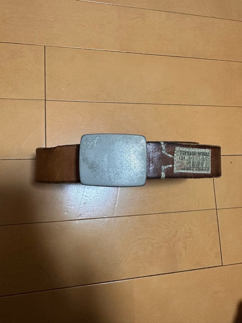 VINTAGE WORKS BASIC LABEL ベルト