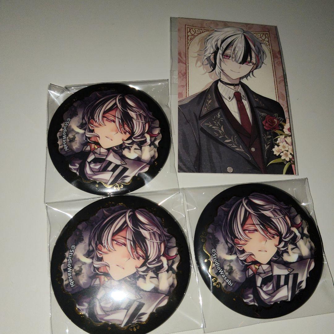 あくねこ ベリアン 4周年 缶バッジ 花束カード 特典 箔押し - メルカリ