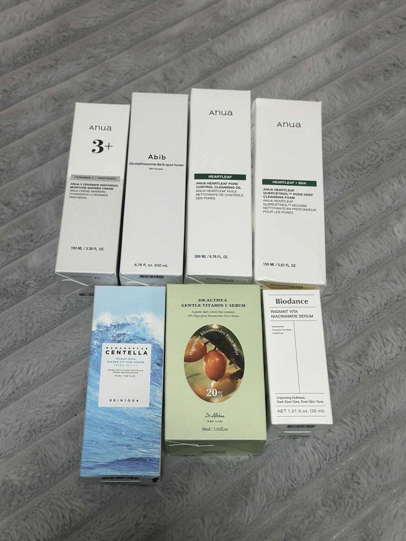 Anua 3+ Abib Centella Biodance セット