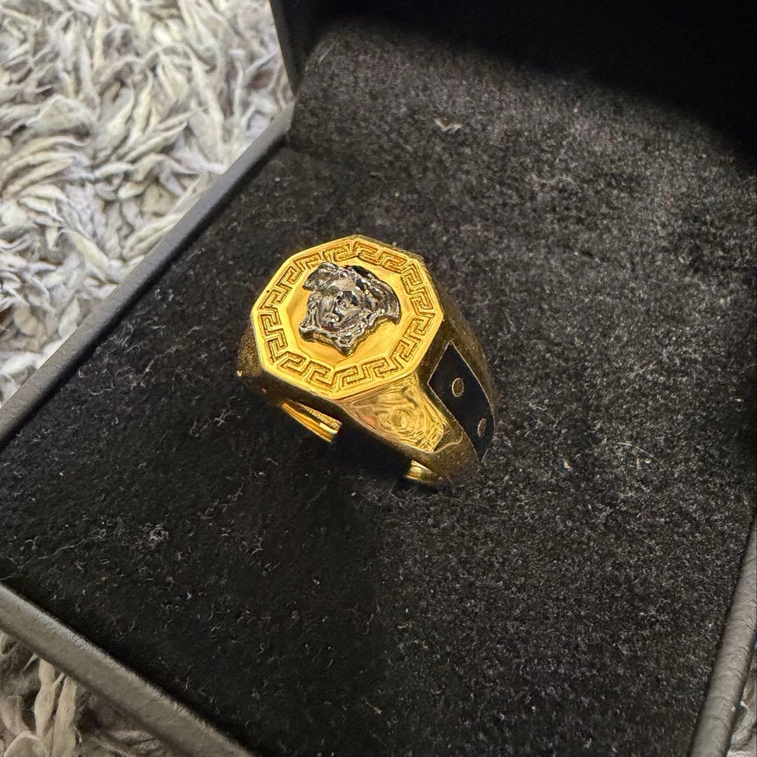 VERSACE メデューサリング ゴールド 19号 楽天市場】VERSACE（サイズ（指輪）19号）（指輪・リング｜メンズ