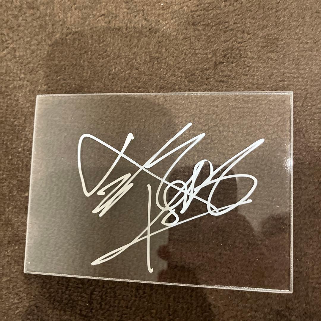 入海馨直筆サイン入りアクリルボード - メルカリ