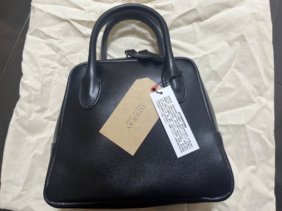 【TIDEWAY】ボストンバッグ　ミニ　BLACK