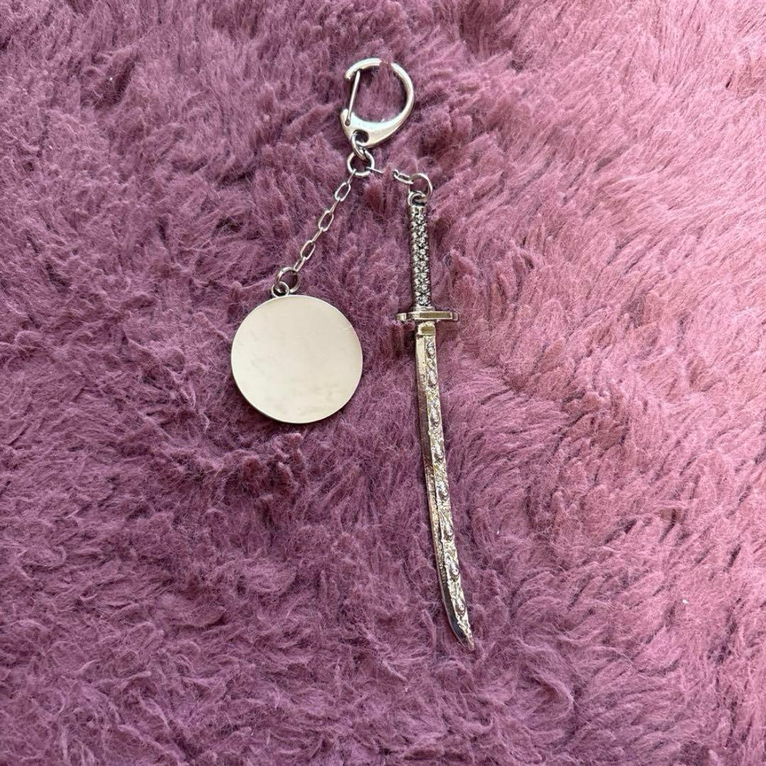 黒死牟 コレクションチャームビッグ 刀 キーホルダー 鬼滅 上弦の壱 JS