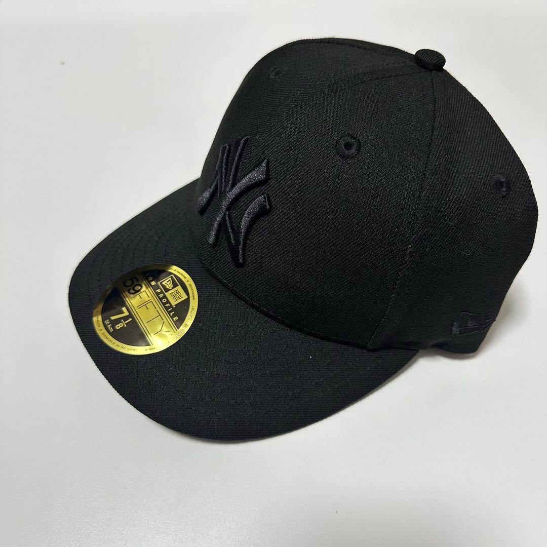 美品】NEW ERA 59FIFTY ブラック キャップ 7 1/8 - メルカリ