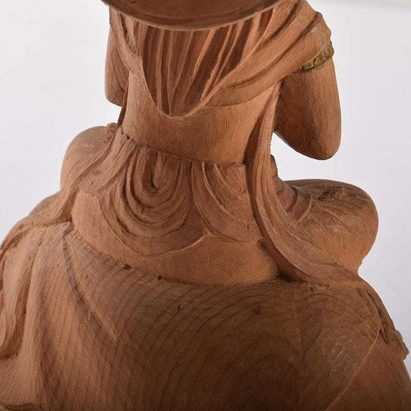 mi様専用 仏教美術 木彫 普賢菩薩像 仏像 置物 共箱 V 7995