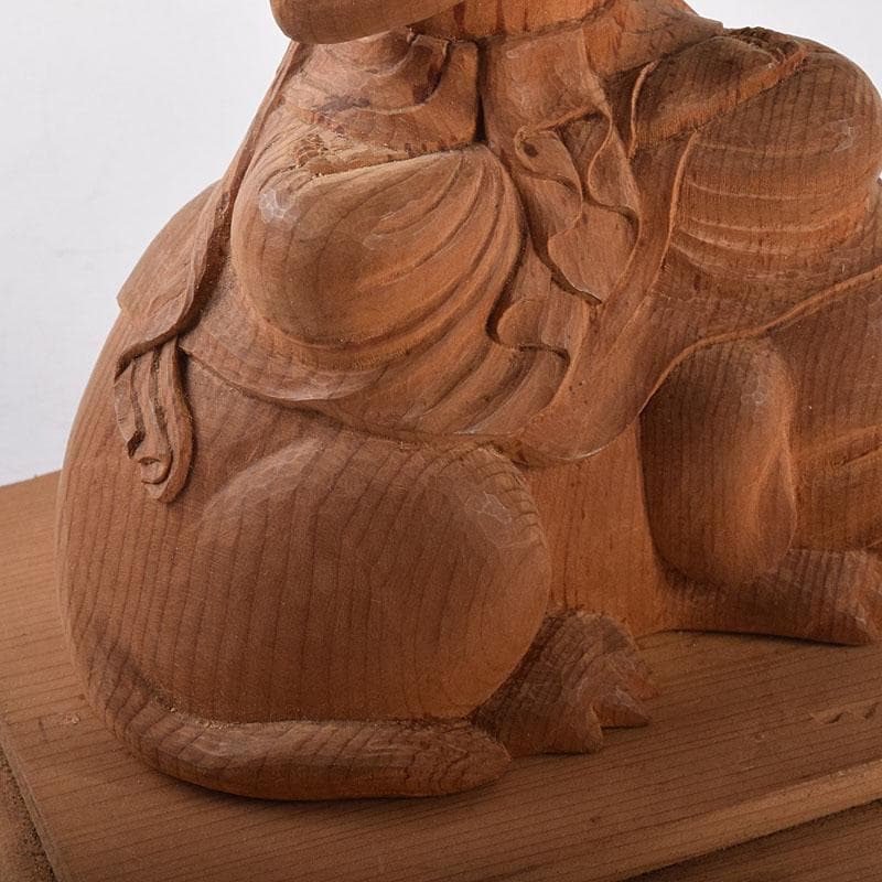 mi様専用 仏教美術 木彫 普賢菩薩像 仏像 置物 共箱 V 7995