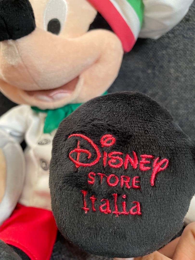 イタリアディズニーストア限定 ミッキー ぬいぐるみ シェフ ピザ