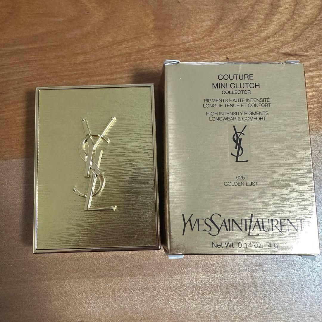YSL クチュールミニクラッチ 025 ゴールデンラスト コレクター　ホリデー クチュール ミニ クラッチ No.025 ゴールデン ラスト＜コレクター