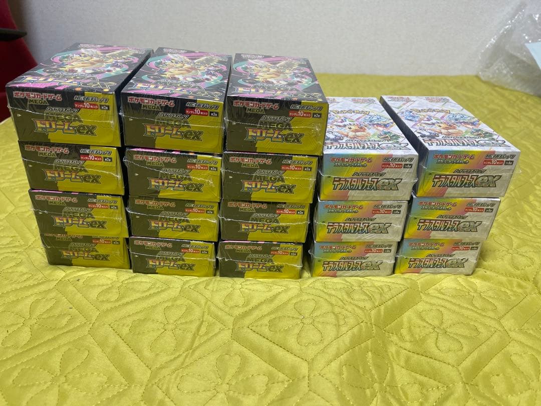 ポケモンカード テラスタルフェス6BOX,Mega ドリームex 12BOX - メルカリ