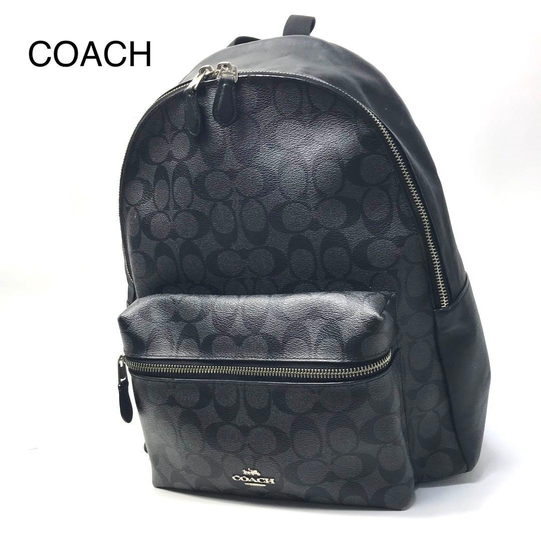 コーチ COACH ブラック リュック バックパック PVC 58314 レザー