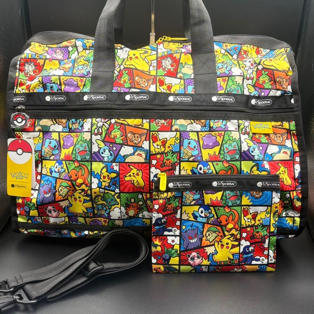 ☆mickeywdw☆ レスポートサック　ポケモンコラボ　ボストンバック