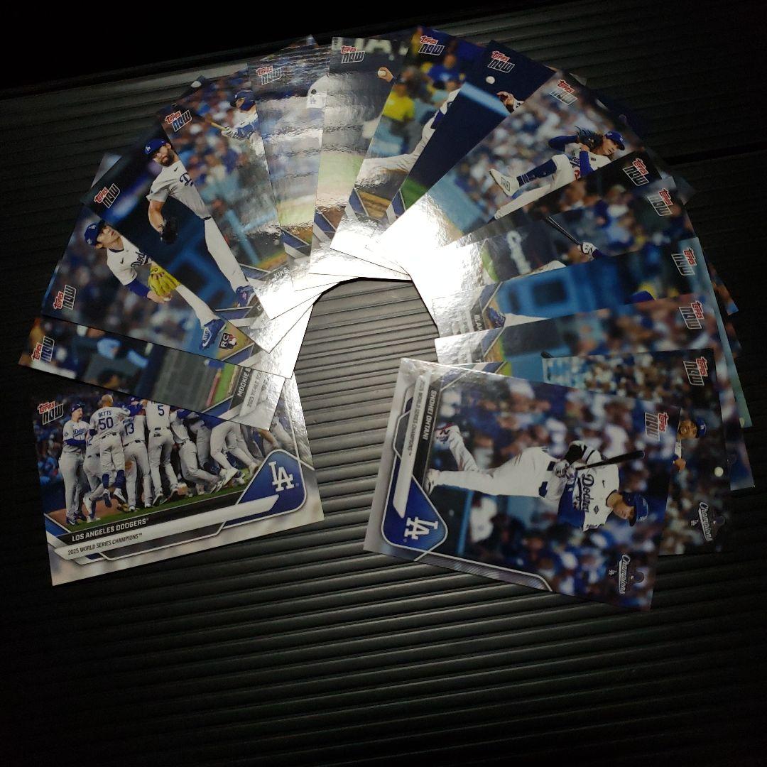 2025 Topps now ワールドシリーズチャンピオンズドジャース - メルカリ