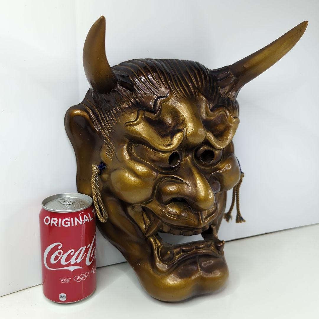 陶器オブジェ／夜叉／般若／鬼／能面／マスク／壁掛け／魔除け／七代