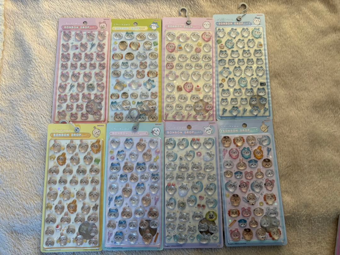 ちいかわボンボンドロップシール　8種　コンプ　正規品