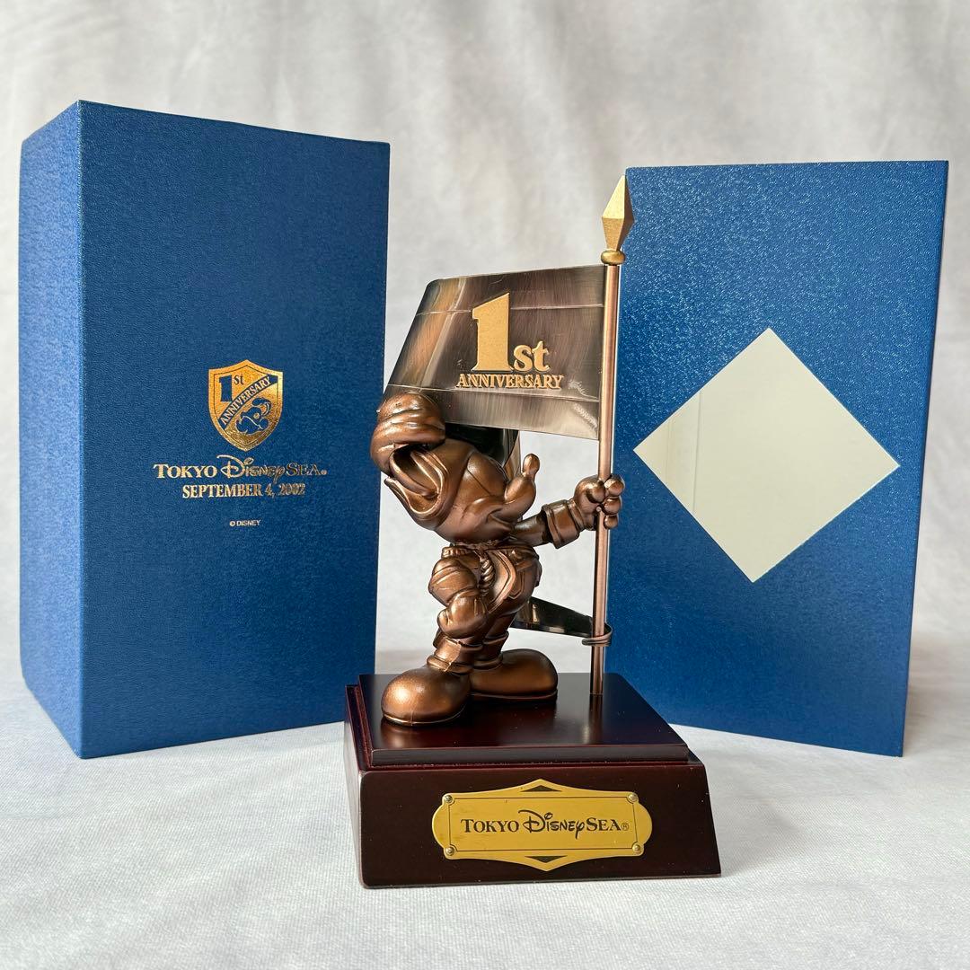 希少☆東京ディズニーシー 1周年記念 ブロンズ像 ミッキー フィギュア 限定
