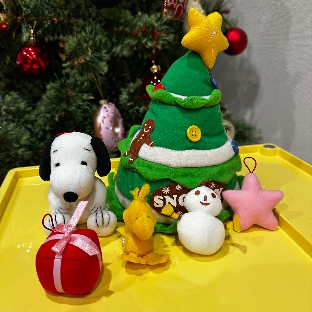 激レア スヌーピー クリスマス ツリー ぬいぐるみ オーナメント ピーナッツ
