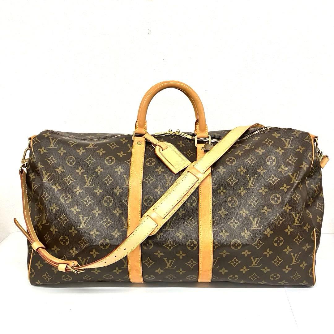 美品！ルイヴィトン モノグラム キーポルバンドリエール55 ボストンバッグ♪