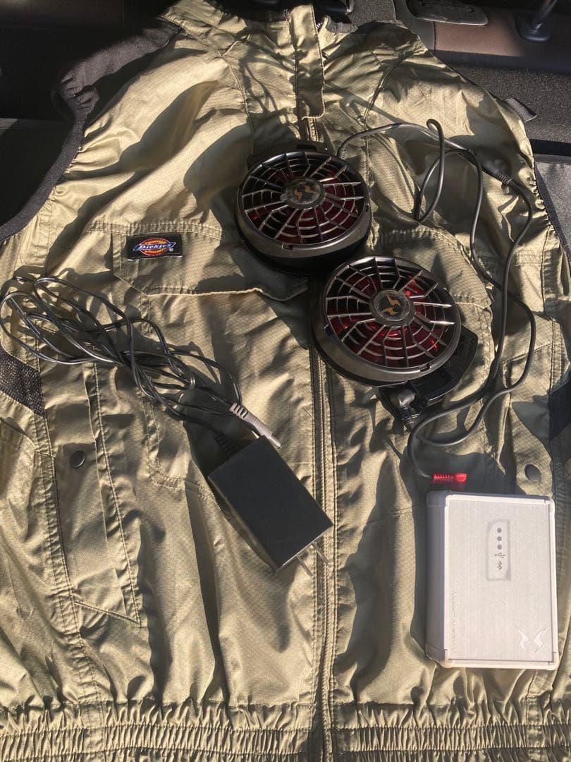 Dickies 空調服 【一式セット】★即使用可能！　Lサイズ　充電器あり