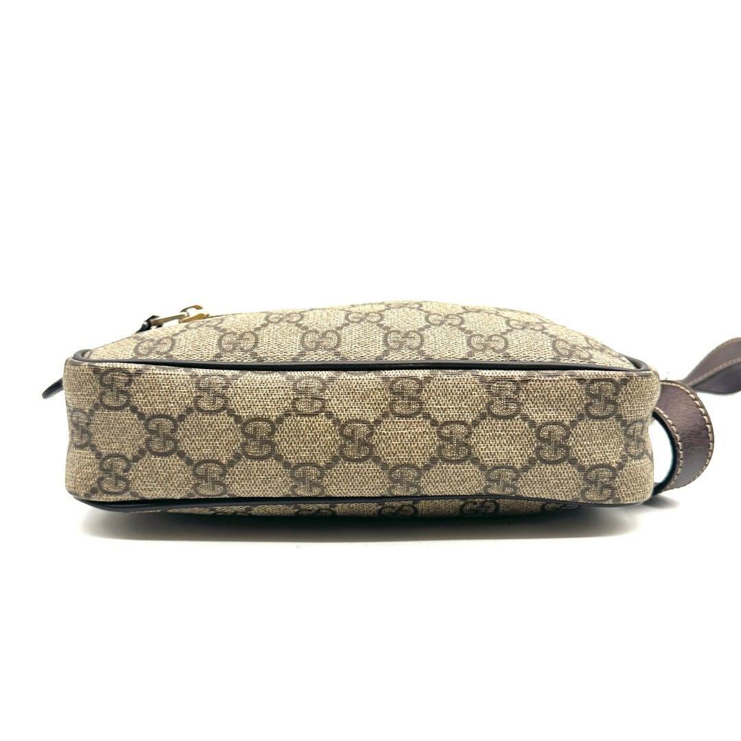 グッチ ショルダーバック PVC レザー GGスプリーム ベージュ - メルカリ