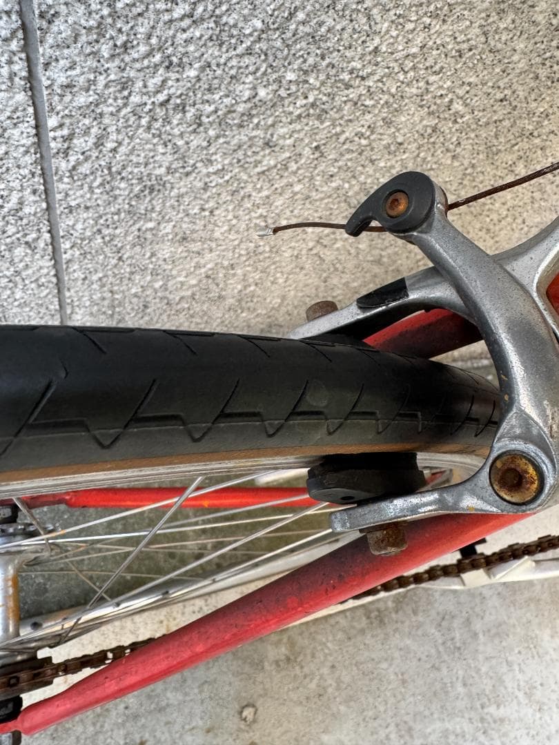 k*m様 オレンジxレザー ピストバイク(Diners) - メルカリ