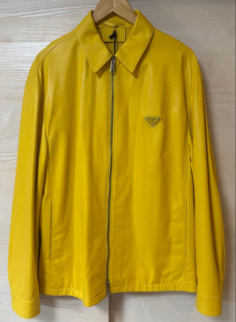 PRADA 22SS プラダ トライアングルロゴ ナッパレザージャケット