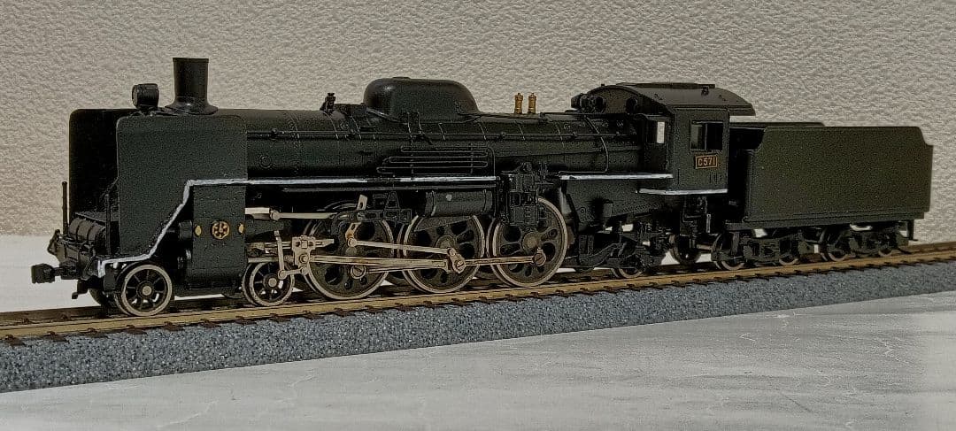 HO、 アダチ C57蒸気機関車、モーター交換、メンテナンス済 - メルカリ