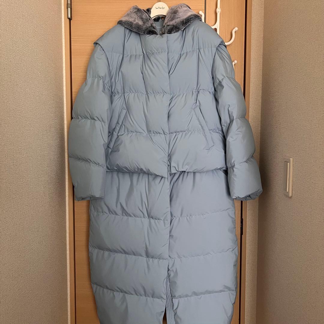 HEREIAM ファー付き ロングダウン ダウンジャケット BAYFLOW - メルカリ