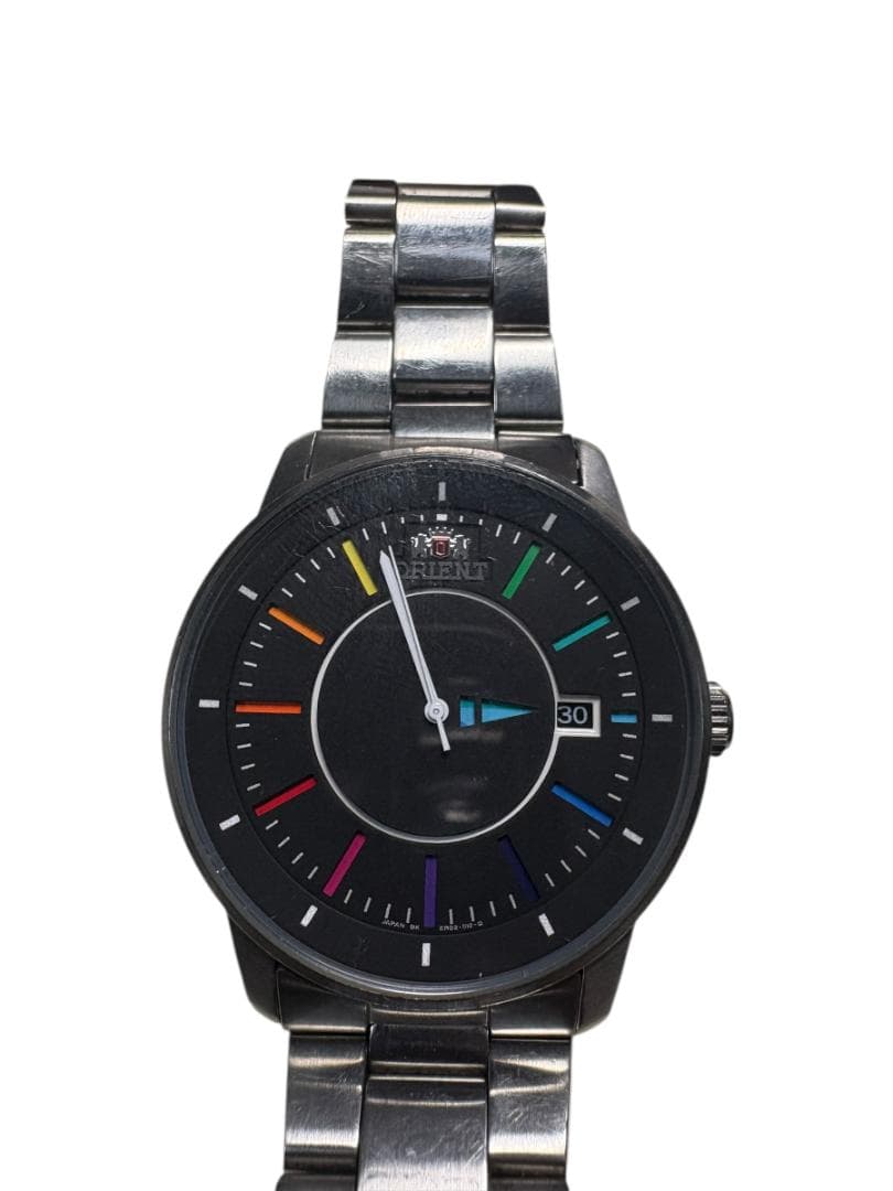 ORIENT ステンレススチール 腕時計 ブラック