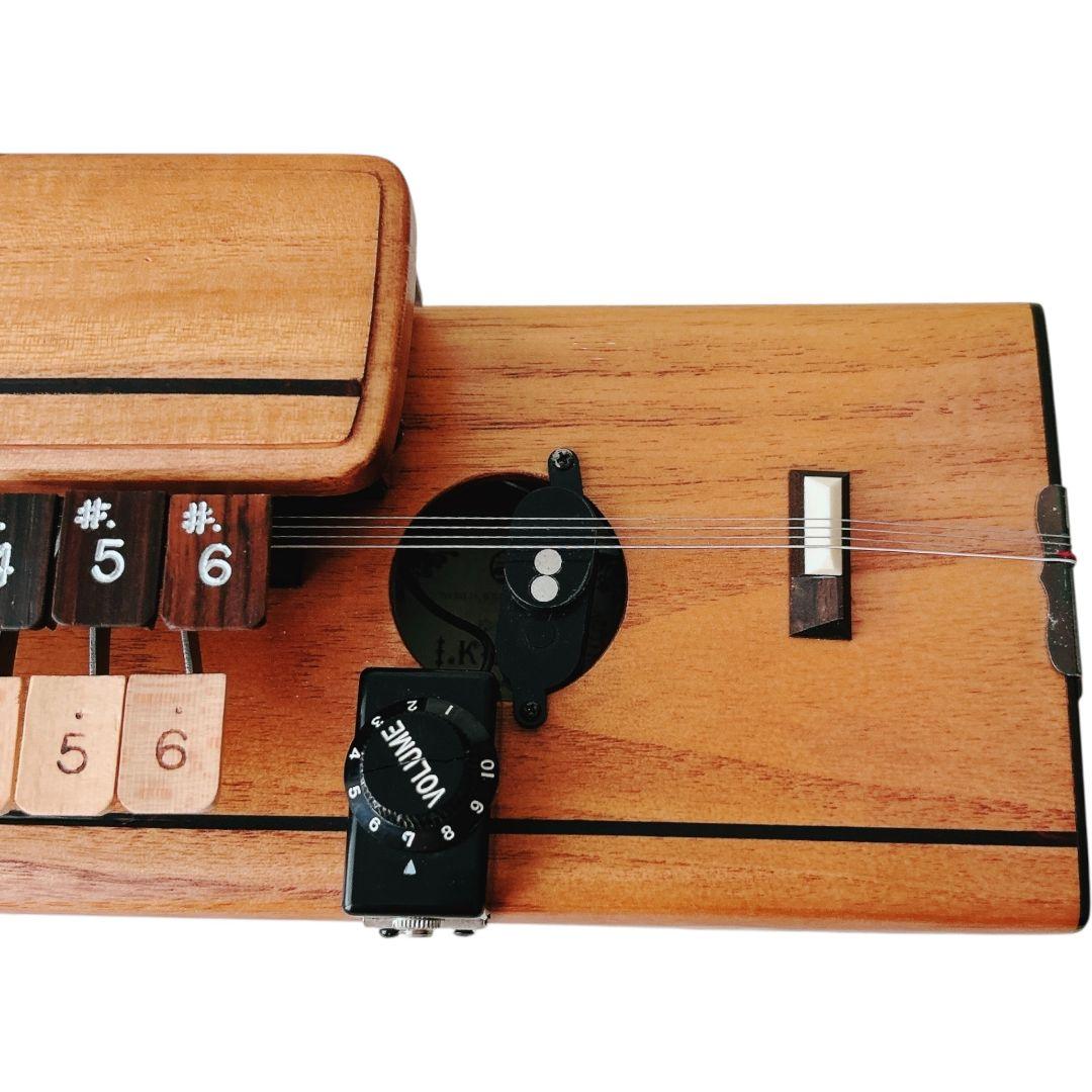 逸品】 美品 木村流 高級 電気大正琴 ゆずりは 大正琴 ハードケース ケース