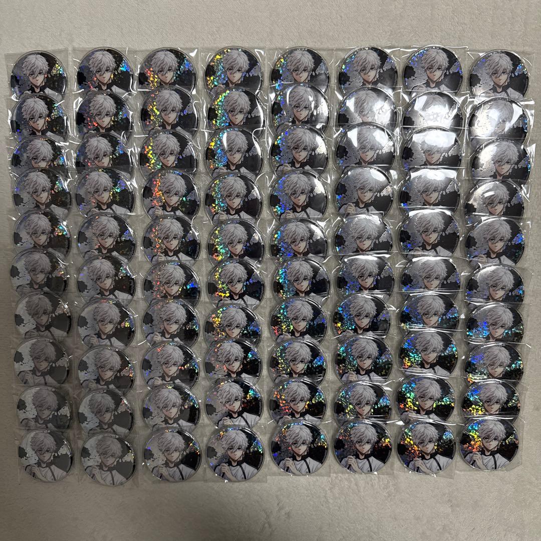 ブルーロック ホログラム缶バッジ 凪誠士郎80点